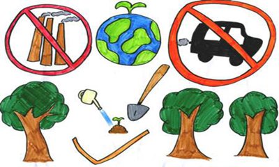 關(guān)于保護(hù)環(huán)境的英語標(biāo)語圖
