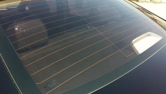 汽車后窗玻璃上的細線條有什么作用?