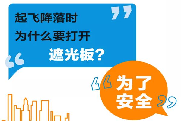 為什么飛機(jī)起飛降落要打開遮光板