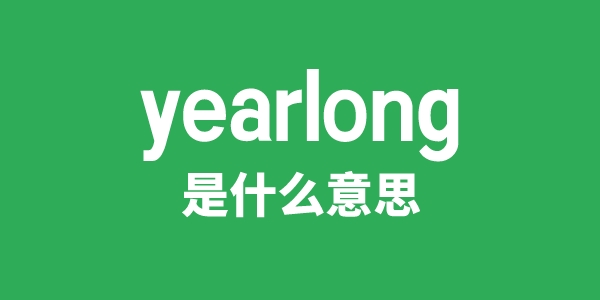 yearlong是什么意思