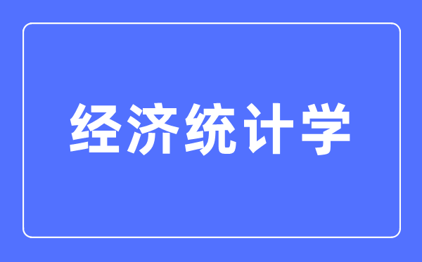 經濟統(tǒng)計學專業(yè)主要學什么,經濟統(tǒng)計學專業(yè)的就業(yè)方向和前景分析